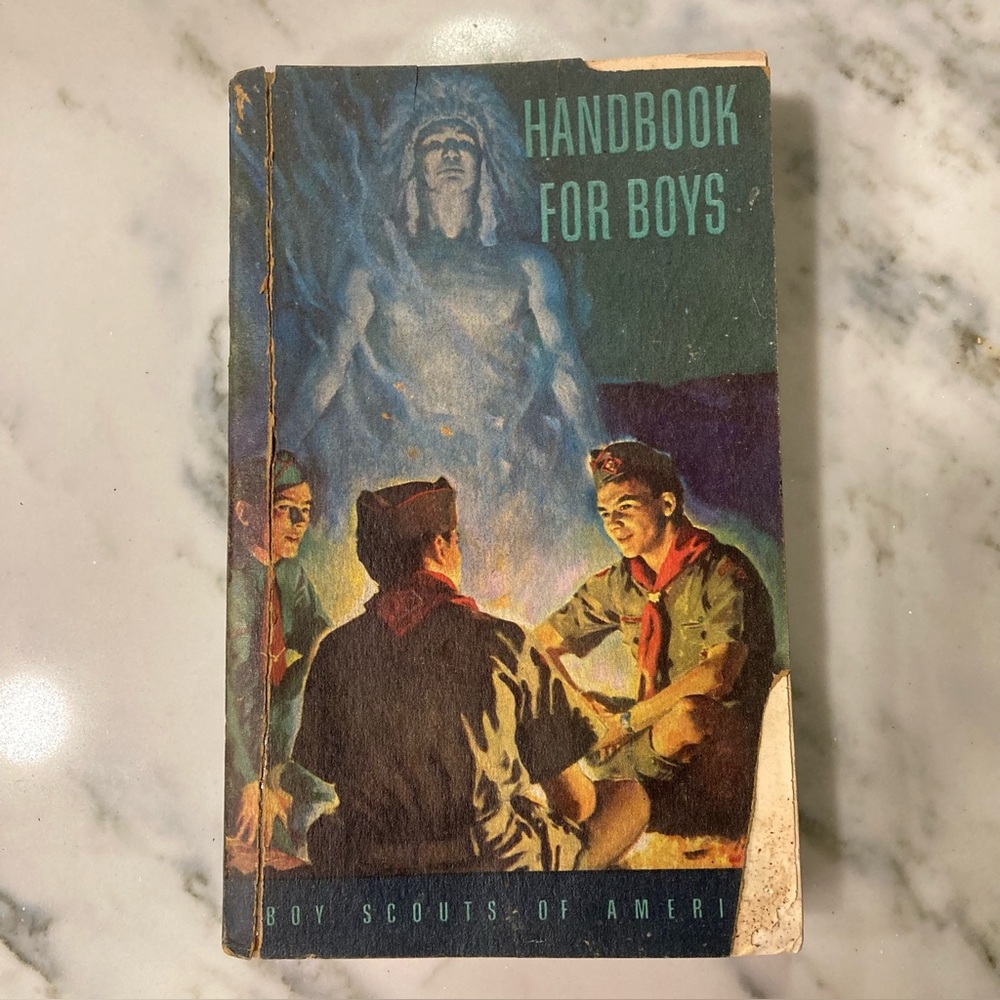Vintage Boy Scouts of America Handbook for Boys 1951